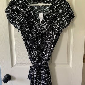 Black and white romper